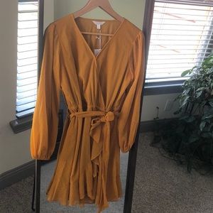 Lauren Conrad faux wrap dress